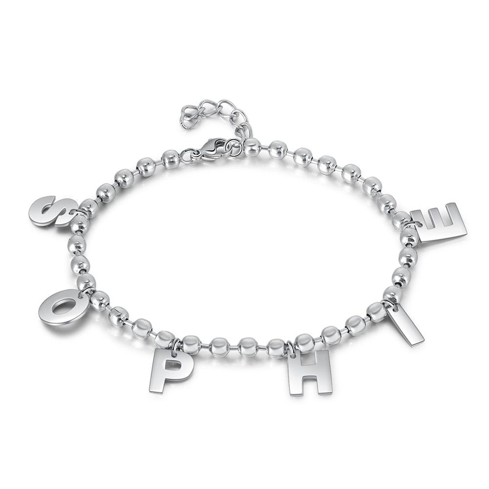 Personalized Name Chain Bracelet - Personalized Jewel