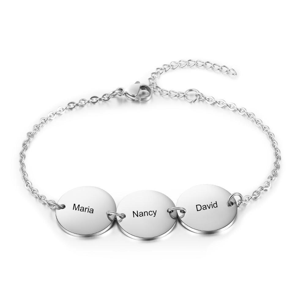 Personalized Stainless Steel Jewelry for Women Attractive Bracelets for Women - Personalized Jewel