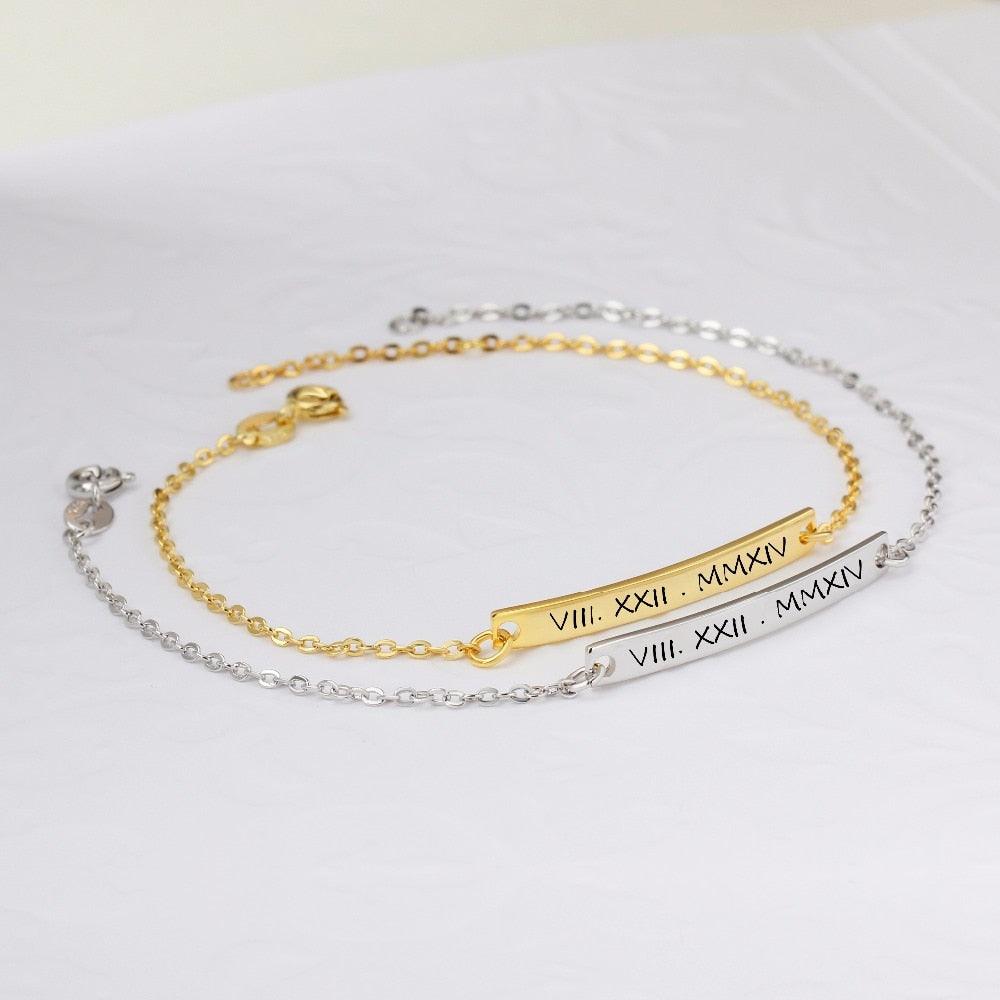 Personalized With Customized Name Engrave Bangles - Personalized Jewel