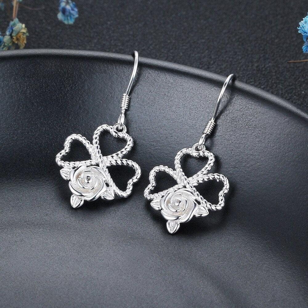 Rose Design Earrings for Women Accessories for Women - Personalized Jewel