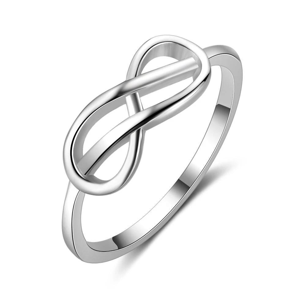 Solid Sterling Silver Rings For Women - Trendy Jewelry For Women - Everyday Accessories For Women - Infinity Rings For Women - Personalized Jewel