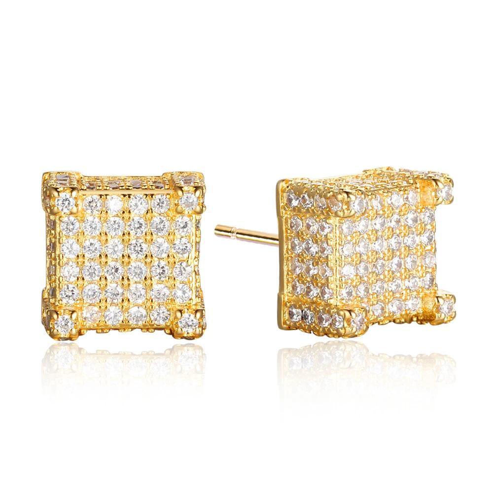 Square Shape Ear Stud Fashion Party Jewelry Earrings For Women - Personalized Jewel