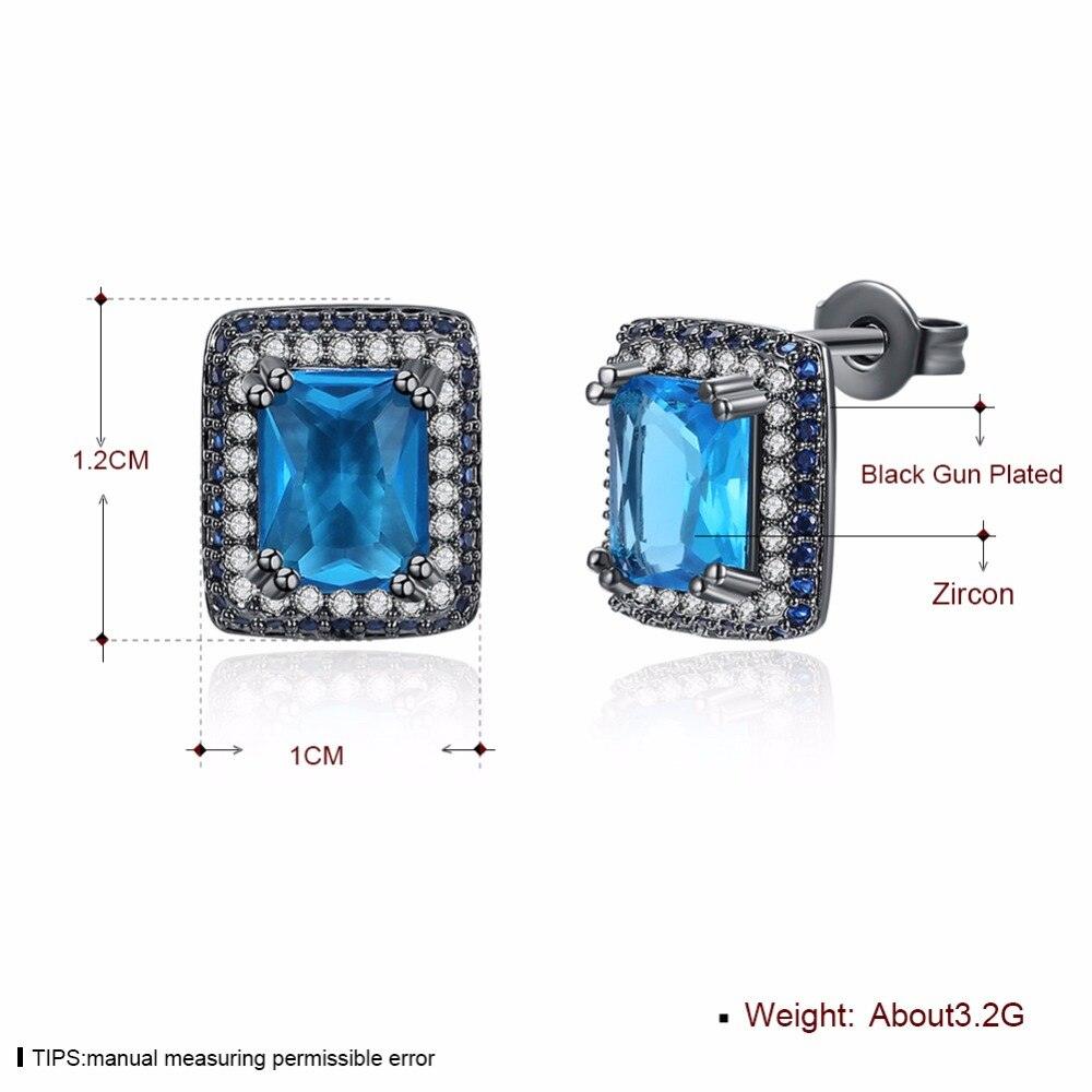 Square Shape Ear Stud Trendy Earring Collection For Girls - Personalized Jewel
