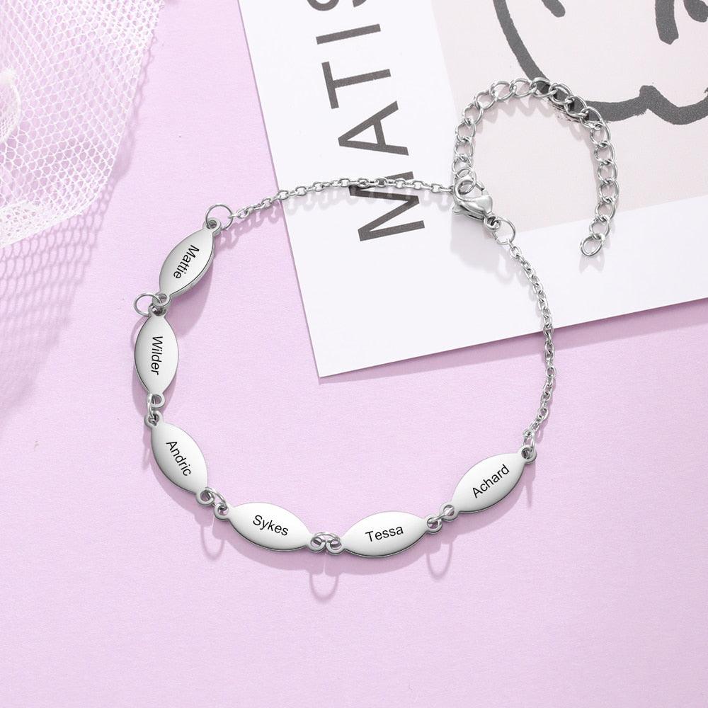 Stainless Steel Bracelet Personalized Bracelet for Women - Personalized Jewel