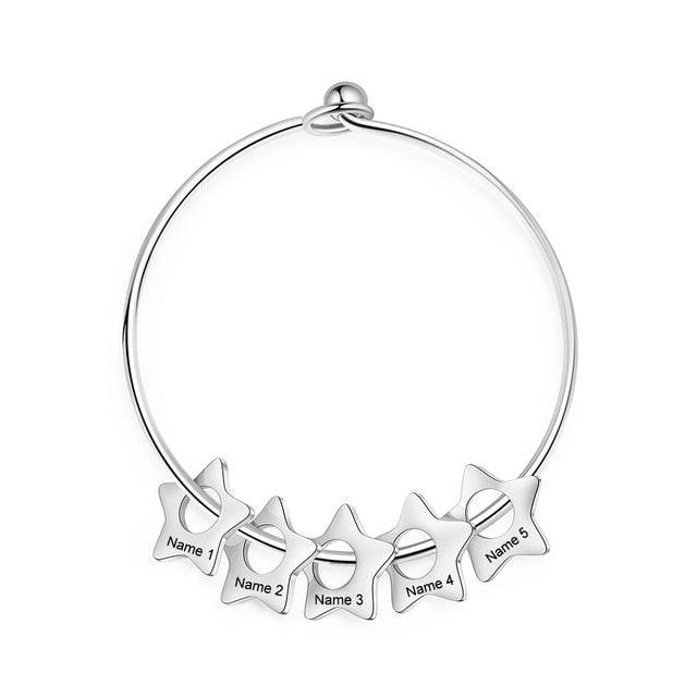 Stainless Steel Personalized Bracelet Personalized Stainless Steel Ladies Bracelet - Personalized Jewel