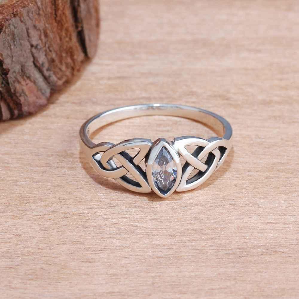 Sterling Silver Flowers Pattern Ring - Personalized Jewel