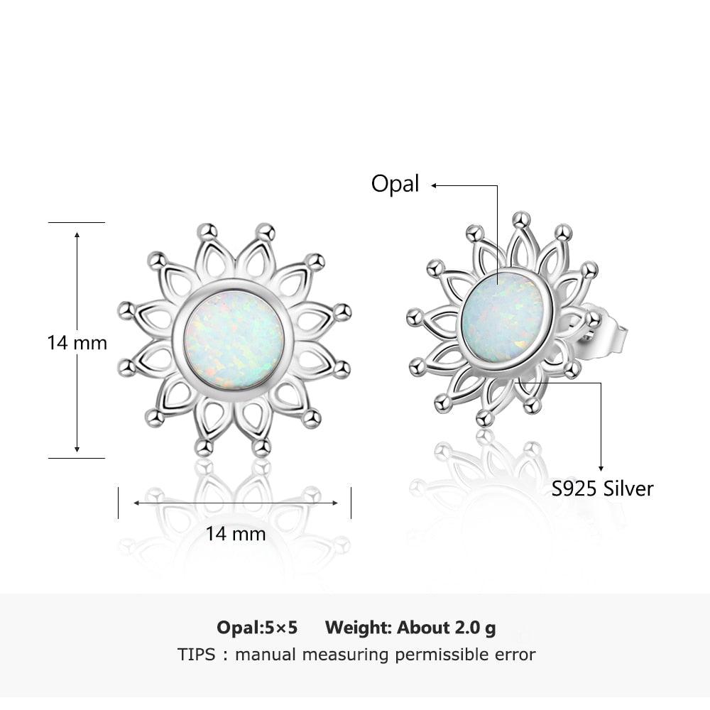 Sun Flower Shape Women Ear Stud Suitable For Girls Of All Ages - Personalized Jewel