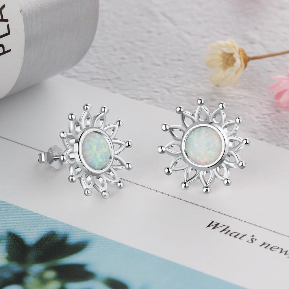 Sun Flower Shape Women Ear Stud Suitable For Girls Of All Ages - Personalized Jewel