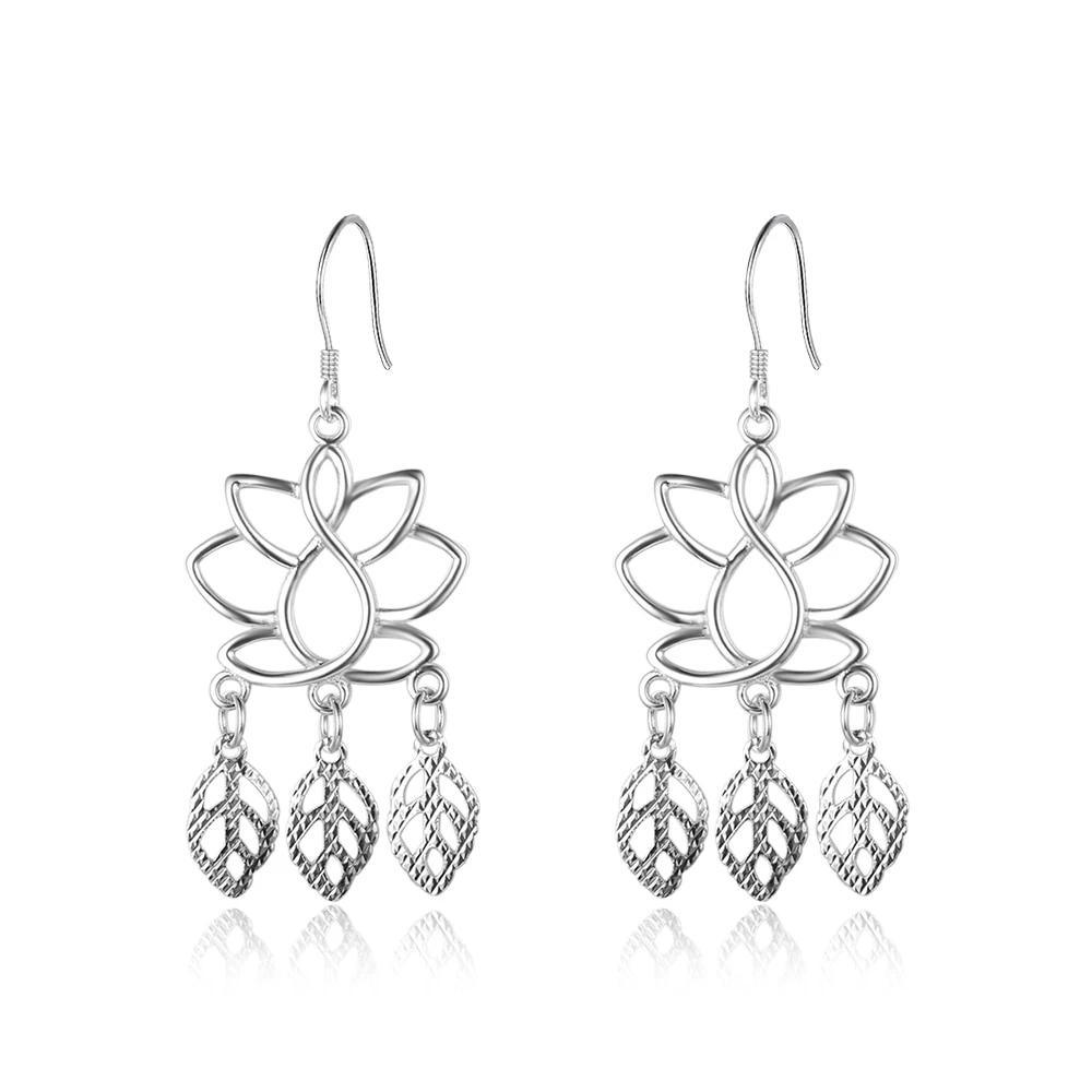 Women 925 Sterling Silver Chandelier Drop Earrings, Party Jewelry Gift for Her - Personalized Jewel